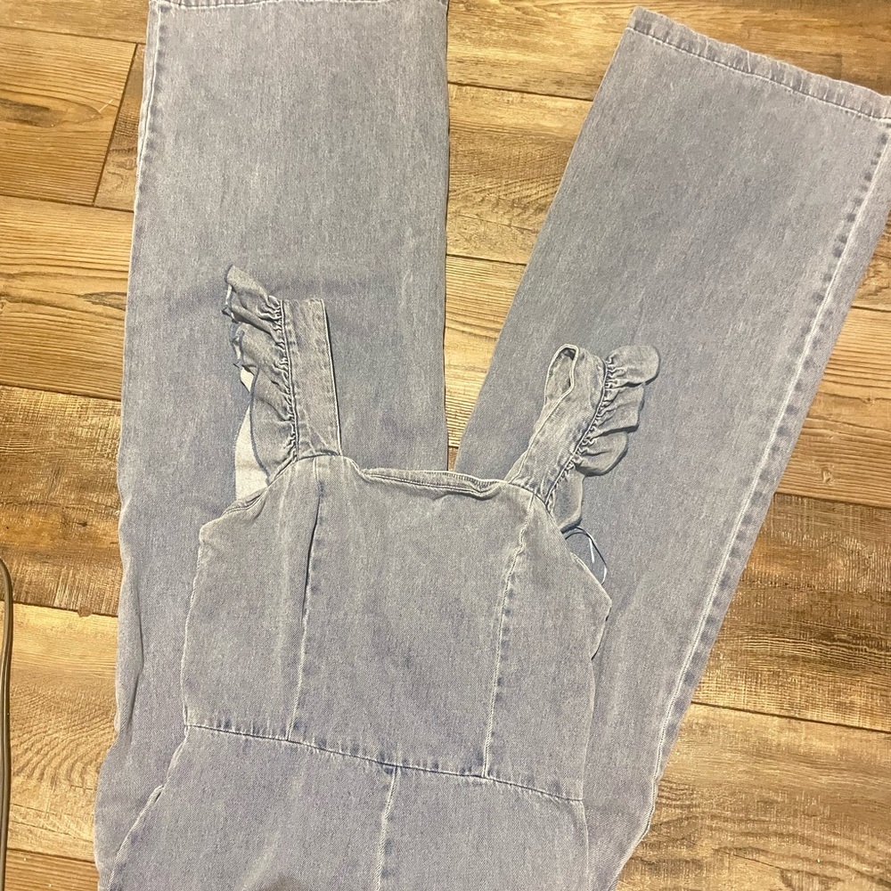 Altered state Light Blue Denim Overalls